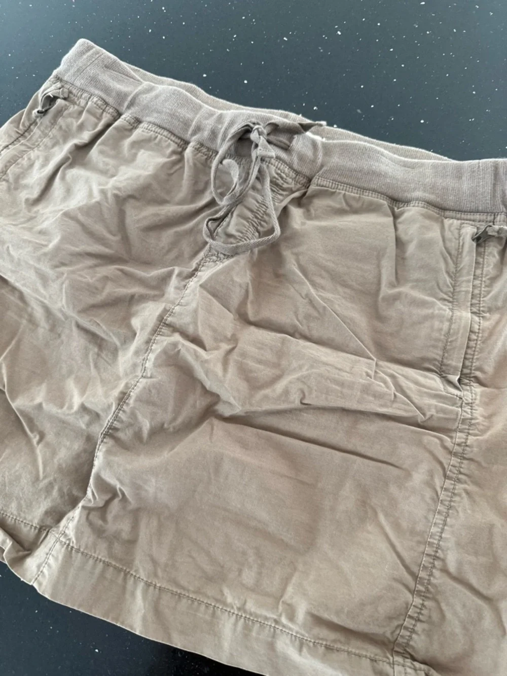 LOFT Casual Drawstring Mini Skirt in Brown - Picture 4 of 6